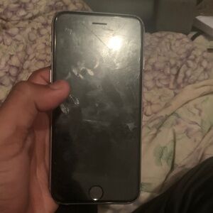 Apple Smartphone - Silver and Black